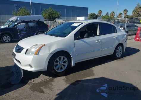2012 Nissan Sentra 2.0 Sl из США, поврежденный, VIN 3N1AB6AP9CL613113